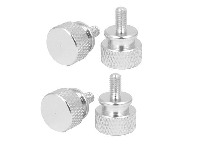Photos - Other for repair Unique Bargains Computer PC Case Fully Threaded Knurled Thumb Screws Silver Tone M3.5x7mm 