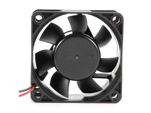 DC 12V 0.25A 60mm x 60mm x 25mm 7 Vanes Coolant Cooler Fan Double Ball Bearing