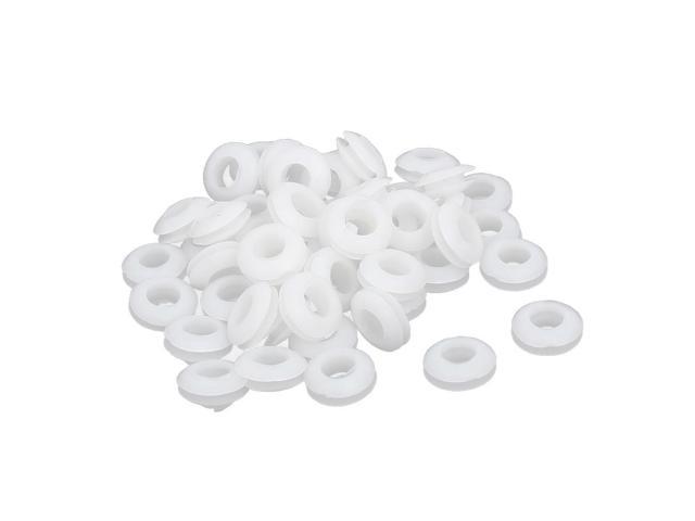 Photos - Other for repair Unique Bargains Firewall Wiring Electrical Wire Gasket Rubber Grommets White 8mm Inner Dia 