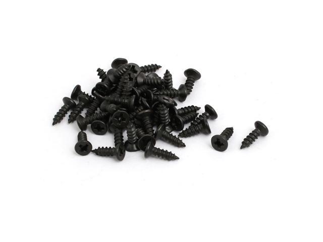 50pcs Metal Picture Photo Arch Frame Turnbutton Turn Button Black w Screws