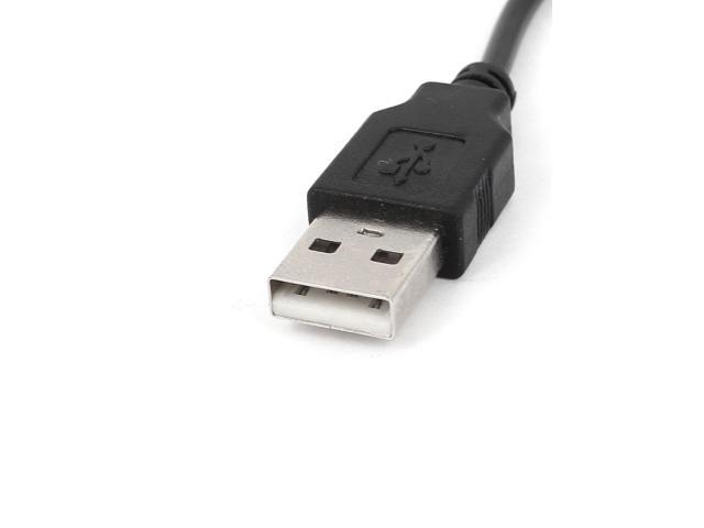 Unique Bargains 41cm USB Male to 2.5mm DC Female Cable + Mini USB to DC Plug Adapter 2 Sets