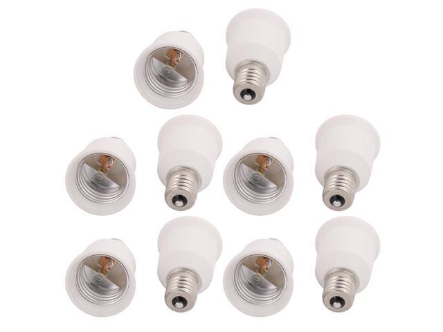 10Pcs E17 to E26 Extender Adapter Converter Lamp Bulb Socket Holder 55mm Height