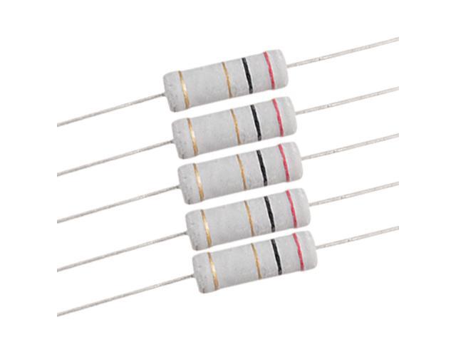 Unique Bargains 10 x 5W 700V 2 ohm Metal Oxide Film Resistors 2R
