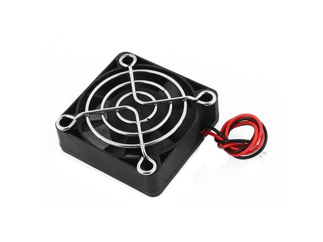 DC 12V 0.12A 50mmx50mmx15mm 7 Vanes PC CPU Computer Cooling Fan w Metal Mesh