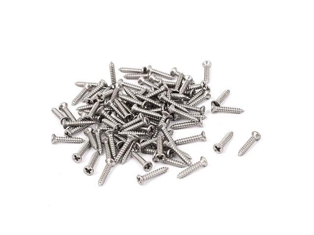 M1.4 x 8mm Cross Head Countersunk Self Tapping Screw 100 Pcs