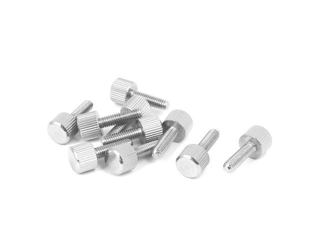 Photos - Other for repair Unique Bargains Computer PC Case Stainless Steel Flat Head Knurled Thumb Screw M4 x 14mm 1 