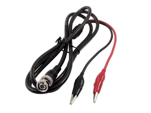 Black Red Alligator Testing Clip BNC Video Adapter Cable 1.5M