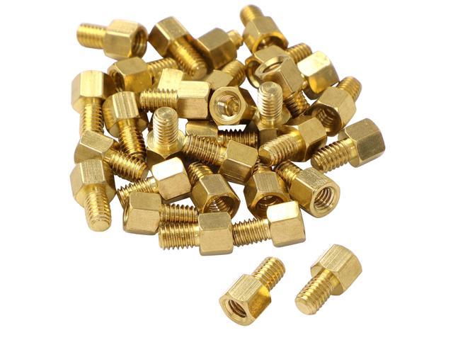Photos - Other for repair Unique Bargains 30 Pcs M4 5mm+6mm Male Female Brass Screw PCB Motherboard Standoffs Hex Sp 