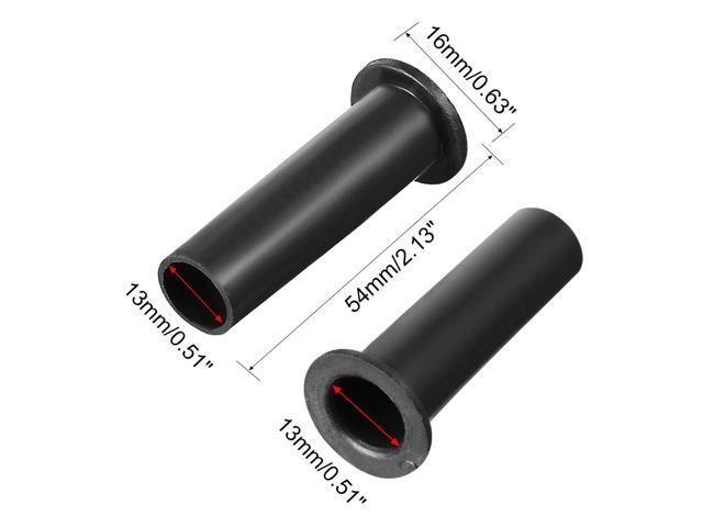 10 Pcs Strain Relief Cord Boot Protector Cable Sleeve Hose 54mm Long Black