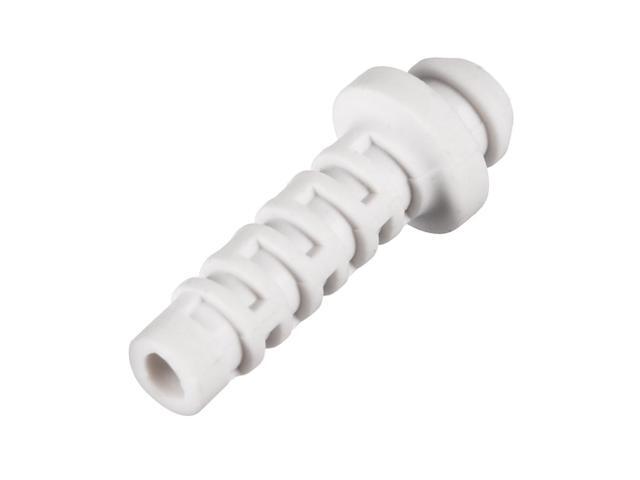 10pcs 3mm Inner Dia Strain Relief Cord Boot Protector Power Tool Hose White