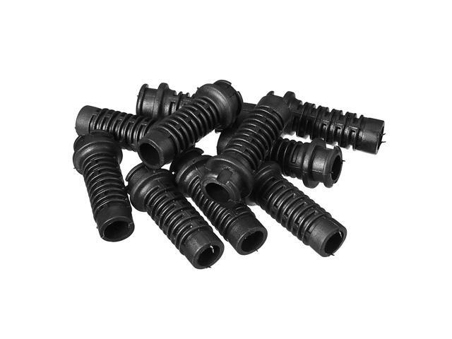 10pcs 7.5-8.0mm Strain Relief Cord Boot Protector Power Tool Hose Black