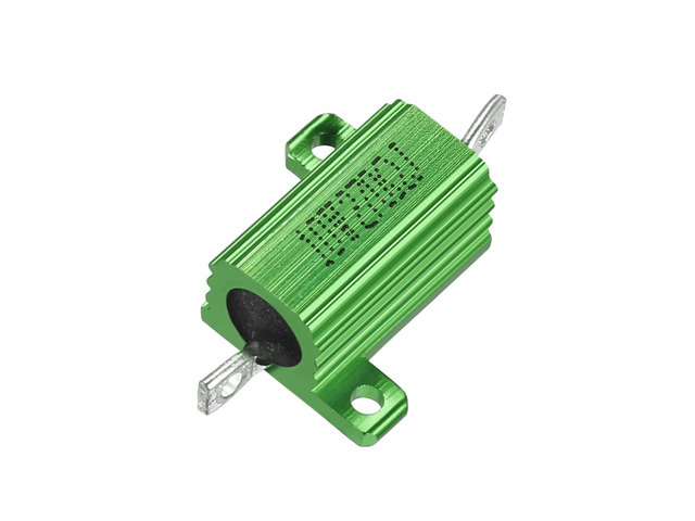 Aluminum Case Resistor 10W 270 Ohm Green Wirewound for LED Rod Post 10W270RJ