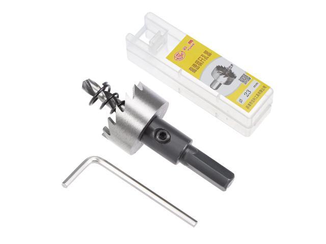 2 Pcs 23mm HSS Drill Bit Hole Saw for Stainless Steel Metal Alloy Wood