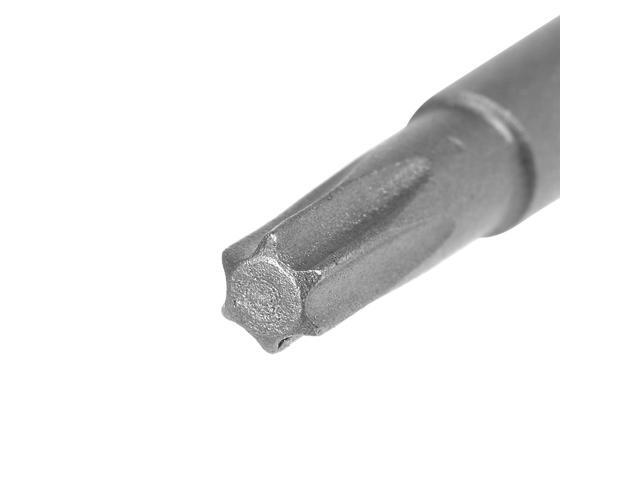 15pcs 50mm Long 1/4' Hex Shank T15 Magnetic Torx Head Screwdriver Bits S2 High Alloy Steel