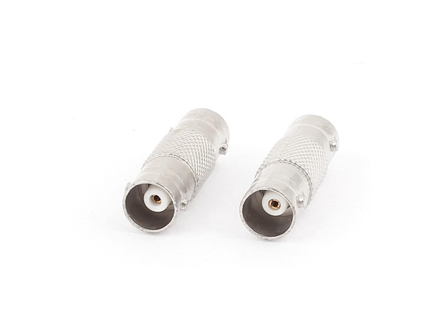 BNC Female to Female CCTV Camera RG59 Coax Cable Coupler Adapter Connector 2pcs