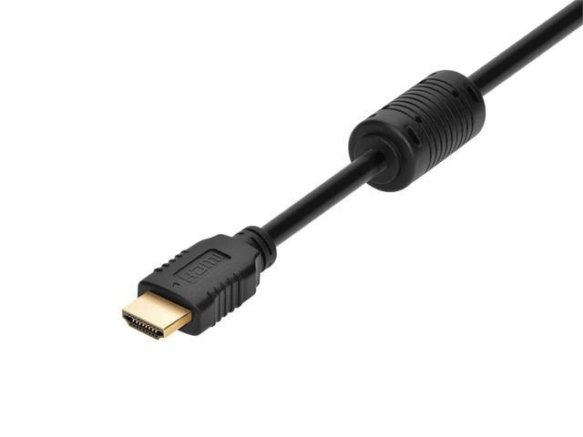 Monoprice HDMI to DVI Adapter Cable - 15 Feet - Black Standard, Ferrite Cores, 28AWG, Compatible with AVCHD / PlayStation 3 and More