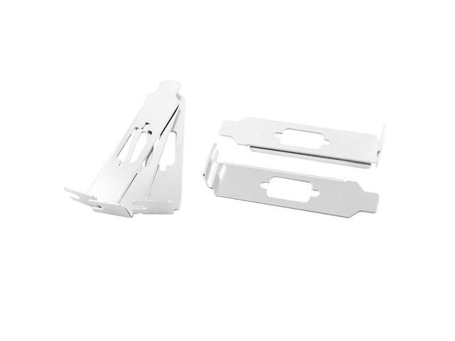 Unique BargainsDB9 LPT Parallel Port Low Profile PCI Bracket Plate 5 PCS for Mini Case RS232