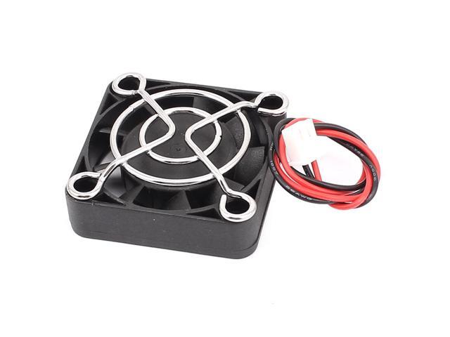 DC 12V 40mmx40mmx10mm 9 Vanes Cooling Cooler Fan w Metal Finger Guard