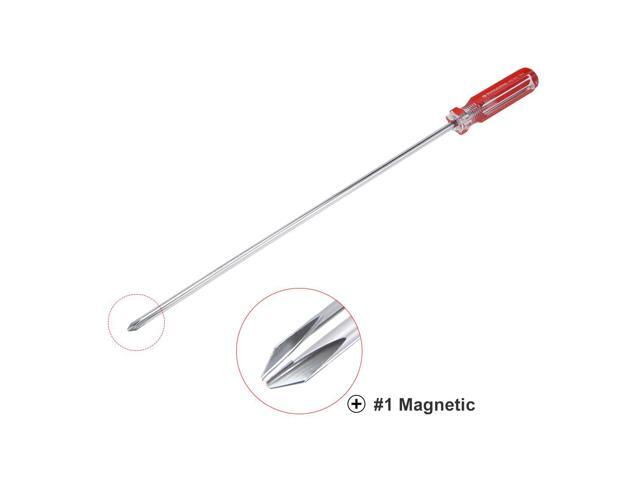 Magnetic #1 Phillips Screwdriver with 10 Inch Shaft