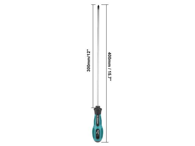 #1 Phillips Screwdriver 12 Inch Round Shaft Non Slip Comfortable Handle