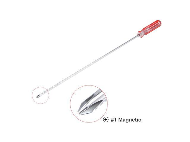 Magnetic #1 Phillips Screwdriver with 12 Inch Shaft