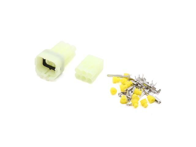 1 Kit 6 Pin Way Waterproof Wire Connector Car Sealed Electrical Set 2.2mm