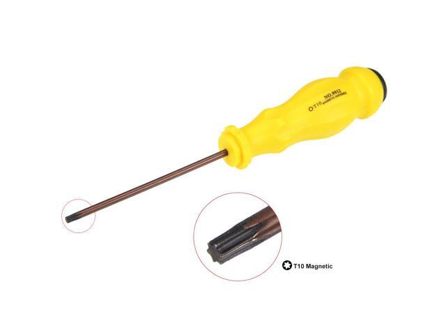 Magnetic T10 Torx Screwdriver with 3 Inch S2 Steel Shaft
