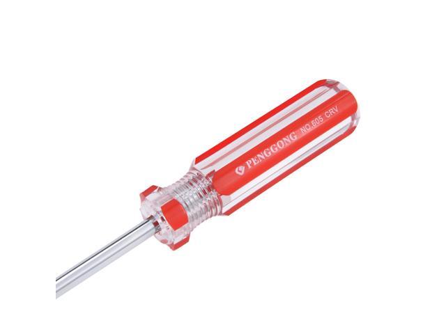 10pcs 75mm 1/4' Hex Shank SL3 Magnetic Slotted Head Screwdriver Bits S2