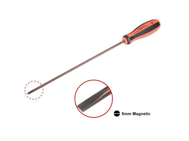 5mm Slotted Screwdriver 10 Inch Round Shaft Magnetic