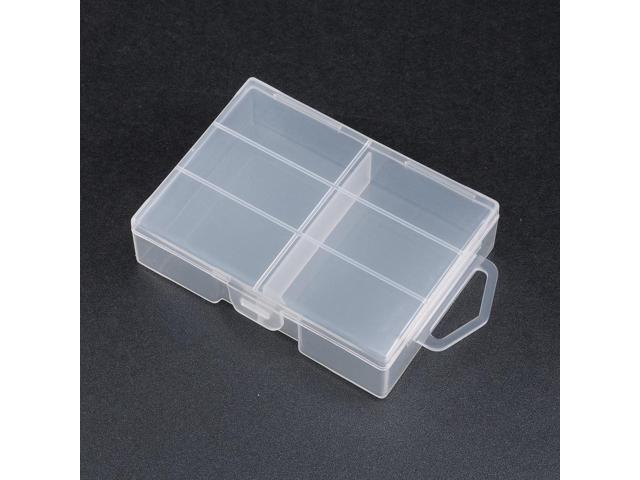 Unique Bargains Clear Plastic Case Holder Storage Box Container for 24 x AAA Battey