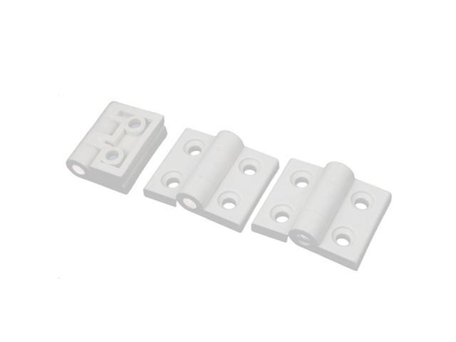 Photos - Other for repair Unique Bargains Plastic Door Cabinet Hardware Butt Bearing Hinge White 57mm x 45mm 3pcs a1 