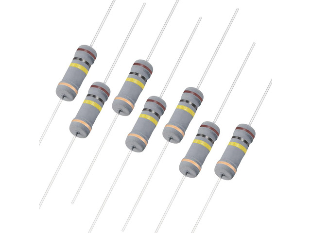 50pcs Axial Carbon Film Resistors 100k Ohm 2W 5%Tolerances 4 Color Bands