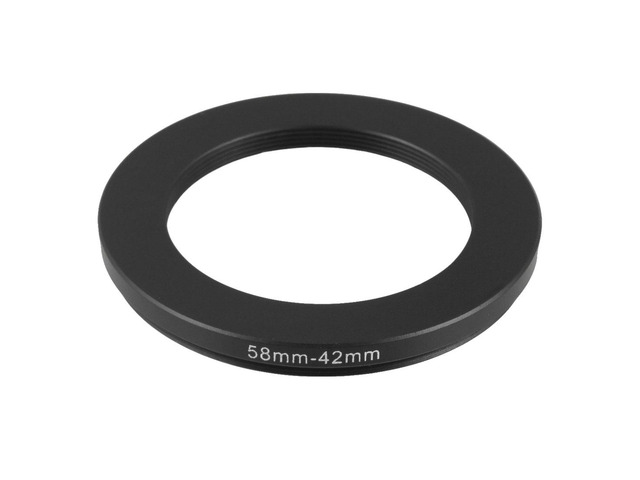 58mm to 42mm Step-Up Filter Ring Adapter for Camera Lens
