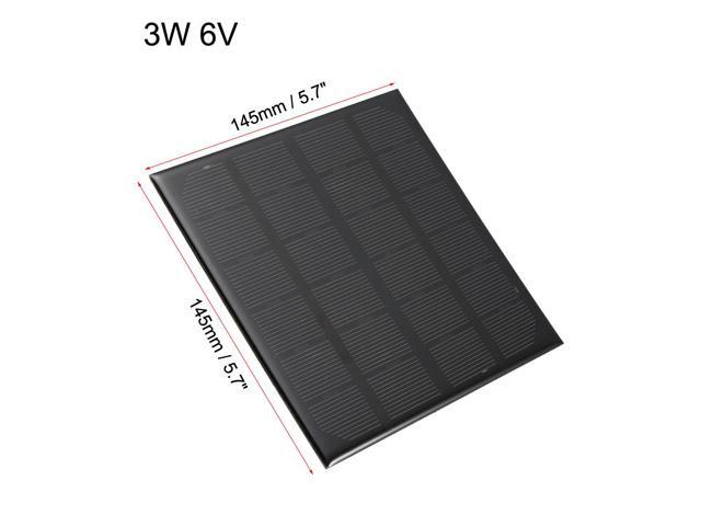 3W 6V Small Solar Panel Module DIY Polysilicon for Toys Charger