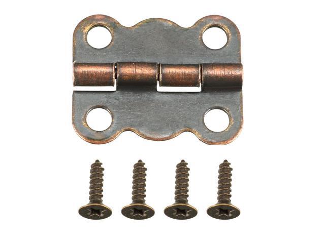 0.63' Antique Copper Hinges Retro Butterfly Mini Hinge with Screws 20pcs