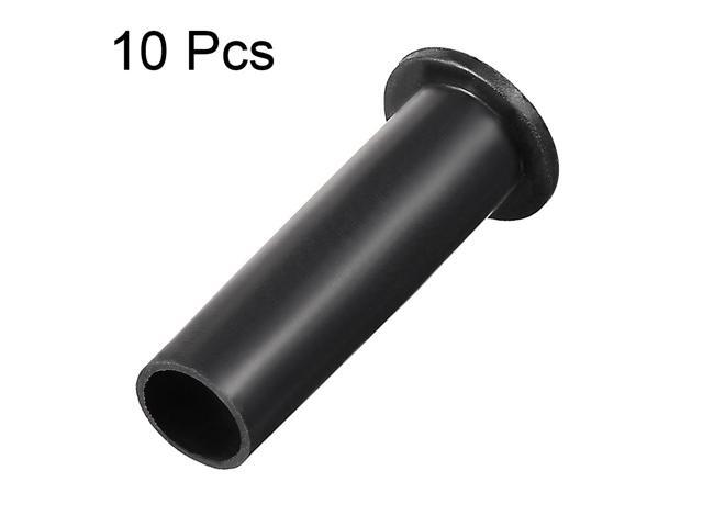 10 Pcs Strain Relief Cord Boot Protector Cable Sleeve Hose 54mm Long Black
