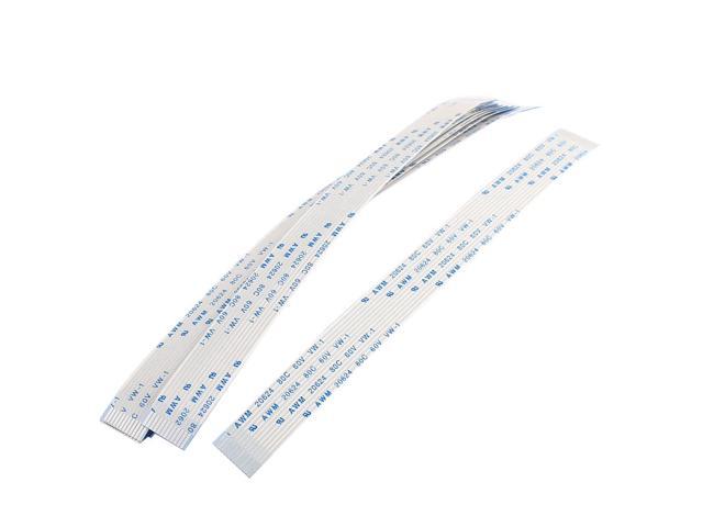10Pcs 1.0mm Pitch 12 Pin AWM 20624 80C 60V VW-1 Flexible Flat Cable FFC 150mm