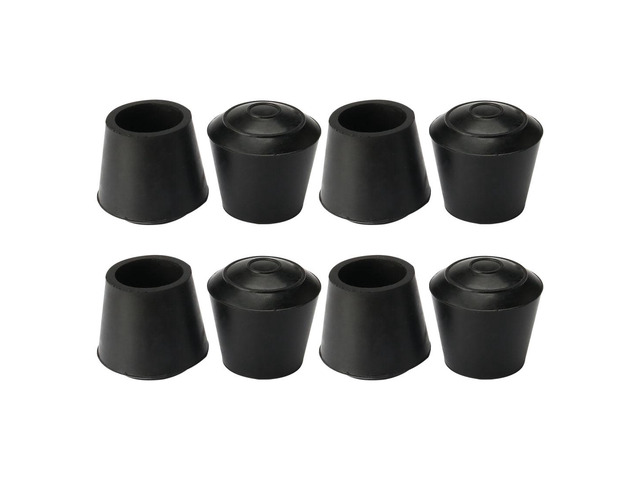 8pcs Chair Leg Tips Caps 16mm 5/8 Inch Anti Slip Rubber Furniture Table Feet Cover Floor Protector Reduce Noise Prevent Scratches