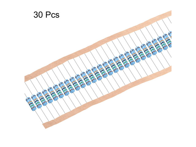 30 pcs Metal Film Resistors 150K Ohm 1W 1% Tolerances 5 Color Bands