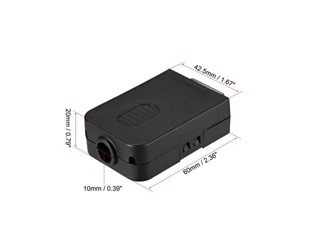 D-sub DB15 Breakout Board Connector with Case 15 Pin 2 Row Female Port Solderless Terminal Block Adapter with Thumb Screws