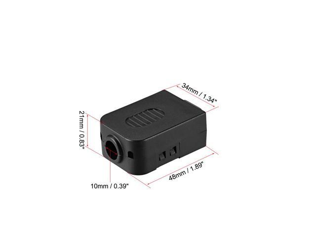 D-sub DB9 Breakout Board Connector with Case 9 Pin 2-row Female Port Solderless Terminal Block Adapter with Thumb Scews