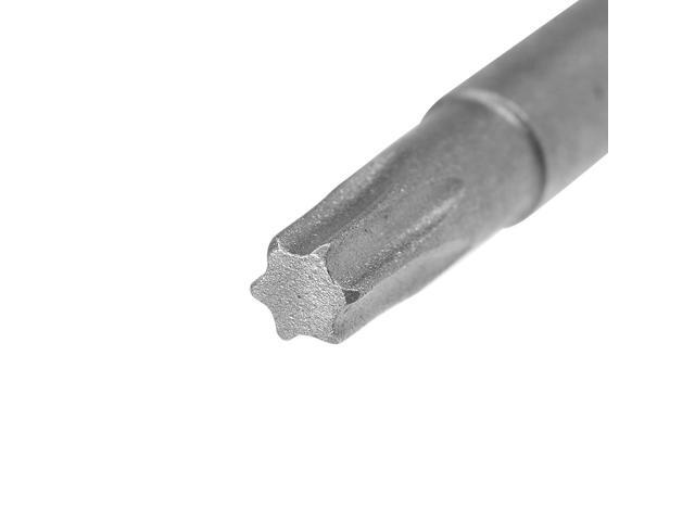 10pcs 100mm Long 1/4' Hex Shank T15 Magnetic Torx Head Screwdriver Bits S2 High Alloy Steel