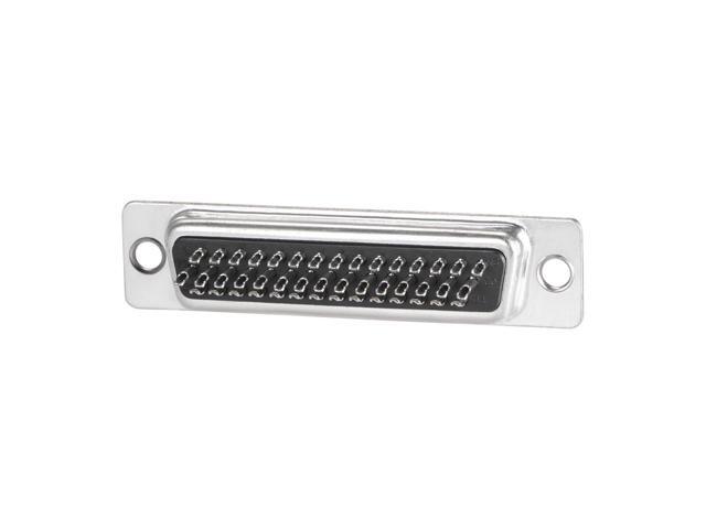 D-sub Connector DB44 Female Socket 44-pin 3-row High Density Port Terminal Breakout for Mechanical Equipment CNC Computers Pack of 1