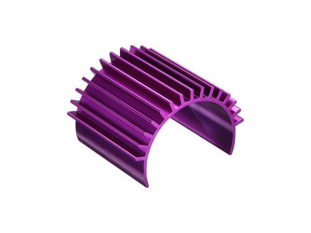 Aluminum Electric Engine Motor Heatsink Fins Cooling Purple For RC 380 390 Size Brushed Brushless RC Car Accessories