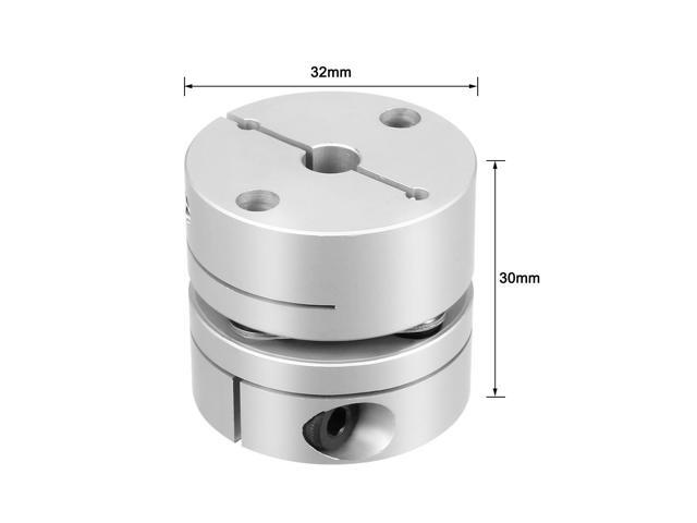 9.5mm to 6mm Bore One Diaphragm Motor Wheel Flexible Coupling Joint