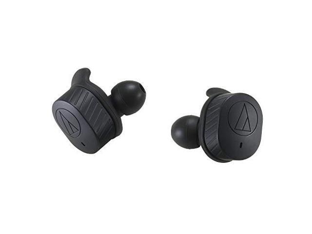 Audio-Technica ATH-SPORT7TWBK SonicSport Wireless In-Ear Headphones, Black