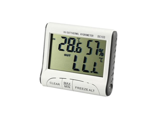 DC103 Digital Hygrometer Indoor Thermometer Humidity Monitor with Temperature Humidity Gauge