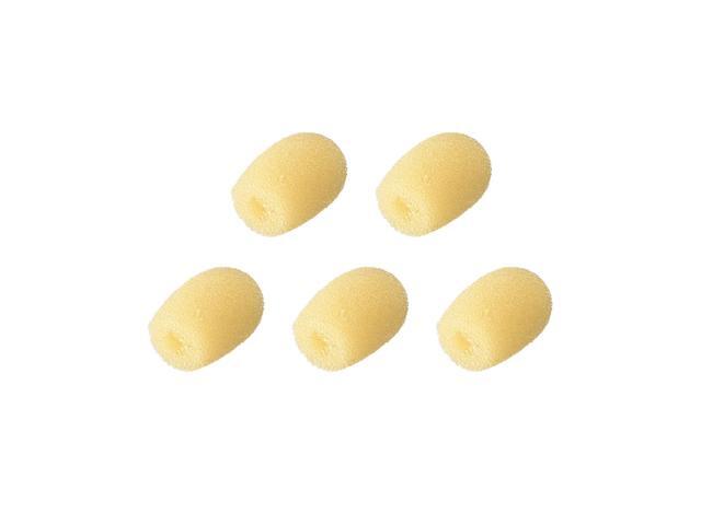 5PCS Foam Mic Cover Headset Microphone Windscreen Shield Protection 12mm Length for Headset Lapel Lavalier