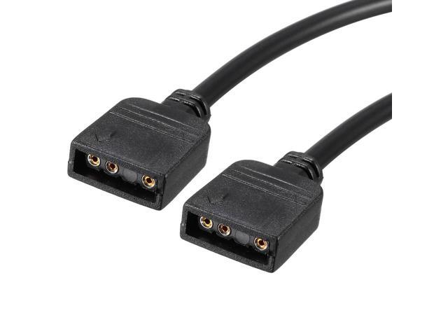 RGB Splitter Cable Female to Female 3 Pin Extension Connector Cord Wire for 5050 3528 LED Light Strips 1M Length