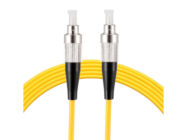 Fiber Cable,5 Meters 16.5Ft FC to FC Duplex 9/125 Single-mode Fiber Optic Cable Jumper Optical Patch Cord FC-FC